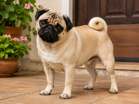 Pug breed photograph