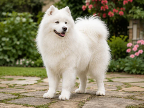 Samoyed breed photograph